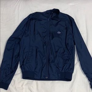 Navy blue Lacoste windbreaker